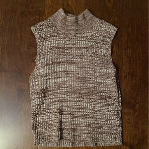 Forever 21 brown sleeveless cropped tank